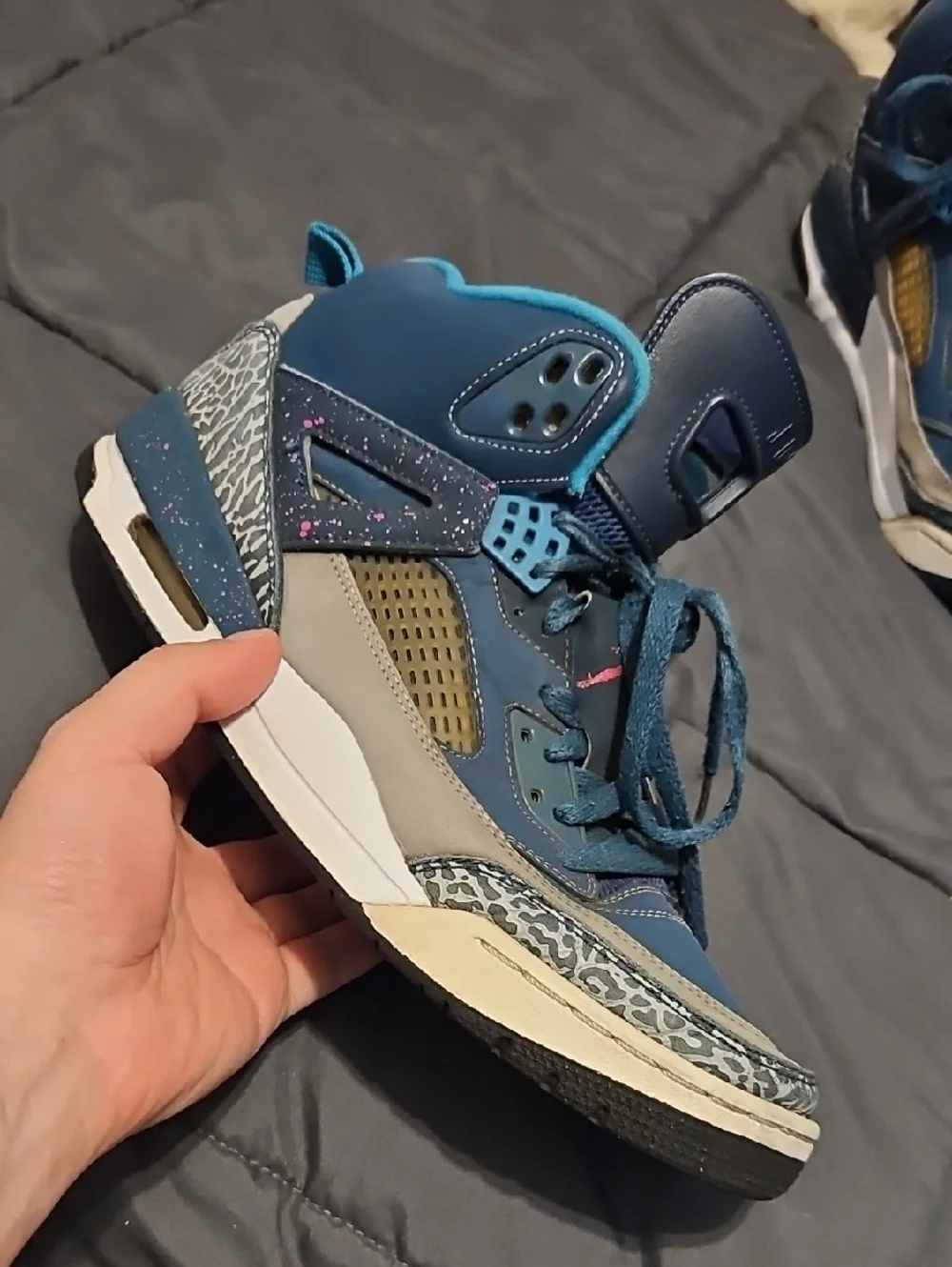Jordan Spizike‎ Space Blue Sneakers Size 12